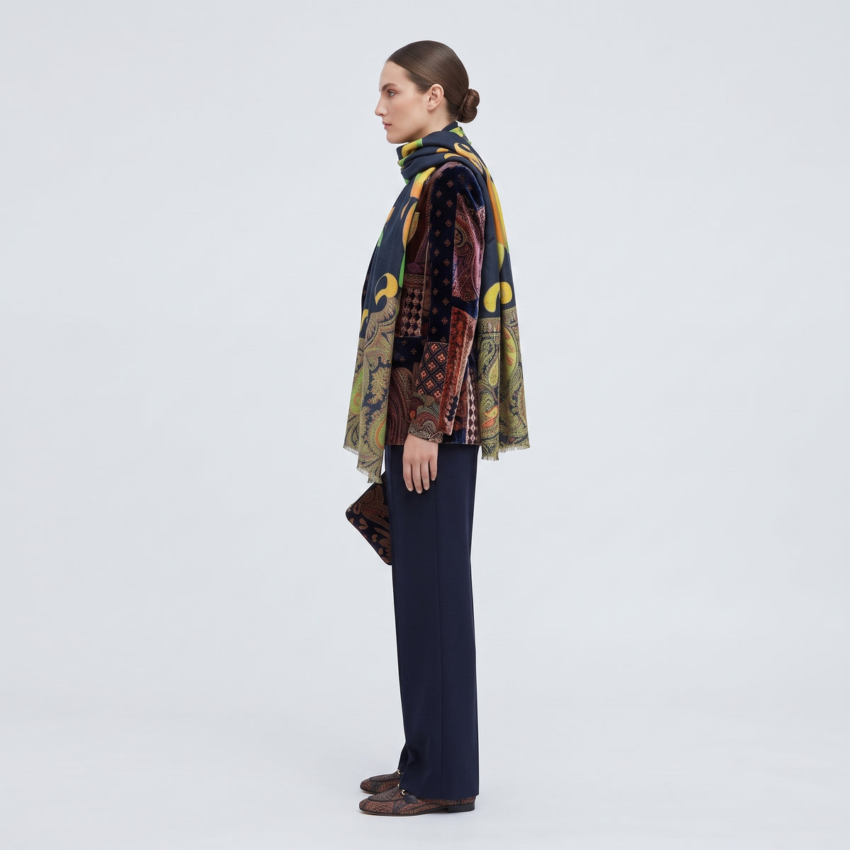 ETRO Paisley Print Silk Scarf - view 3