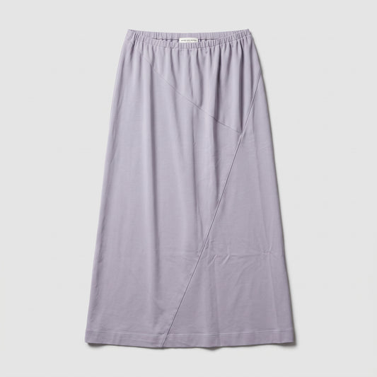 Lilac Asymmetric Seam Midi Skirt
