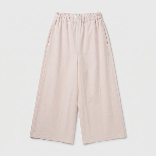 Light Pink Wide Leg Trousers