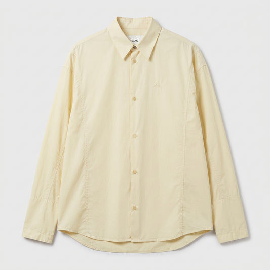 Butter Yellow Cotton Poplin Shirt