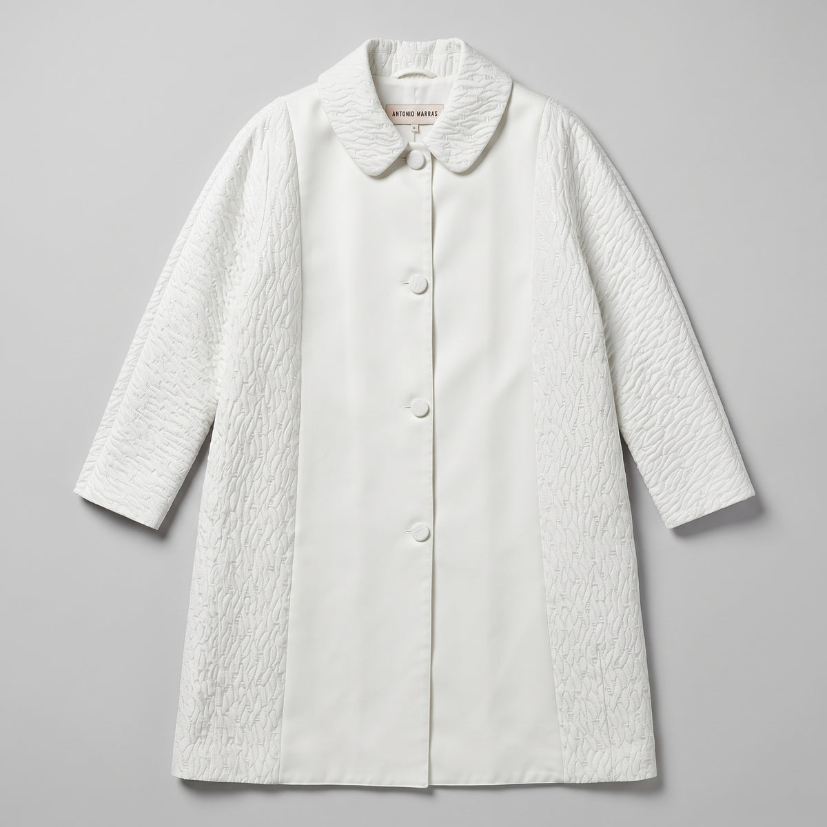 ANTONIO MARRAS Elegant Textured Panel Coat