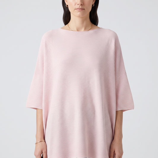 ESKANDAR Oversized Ribbed Knit Top - view 2
