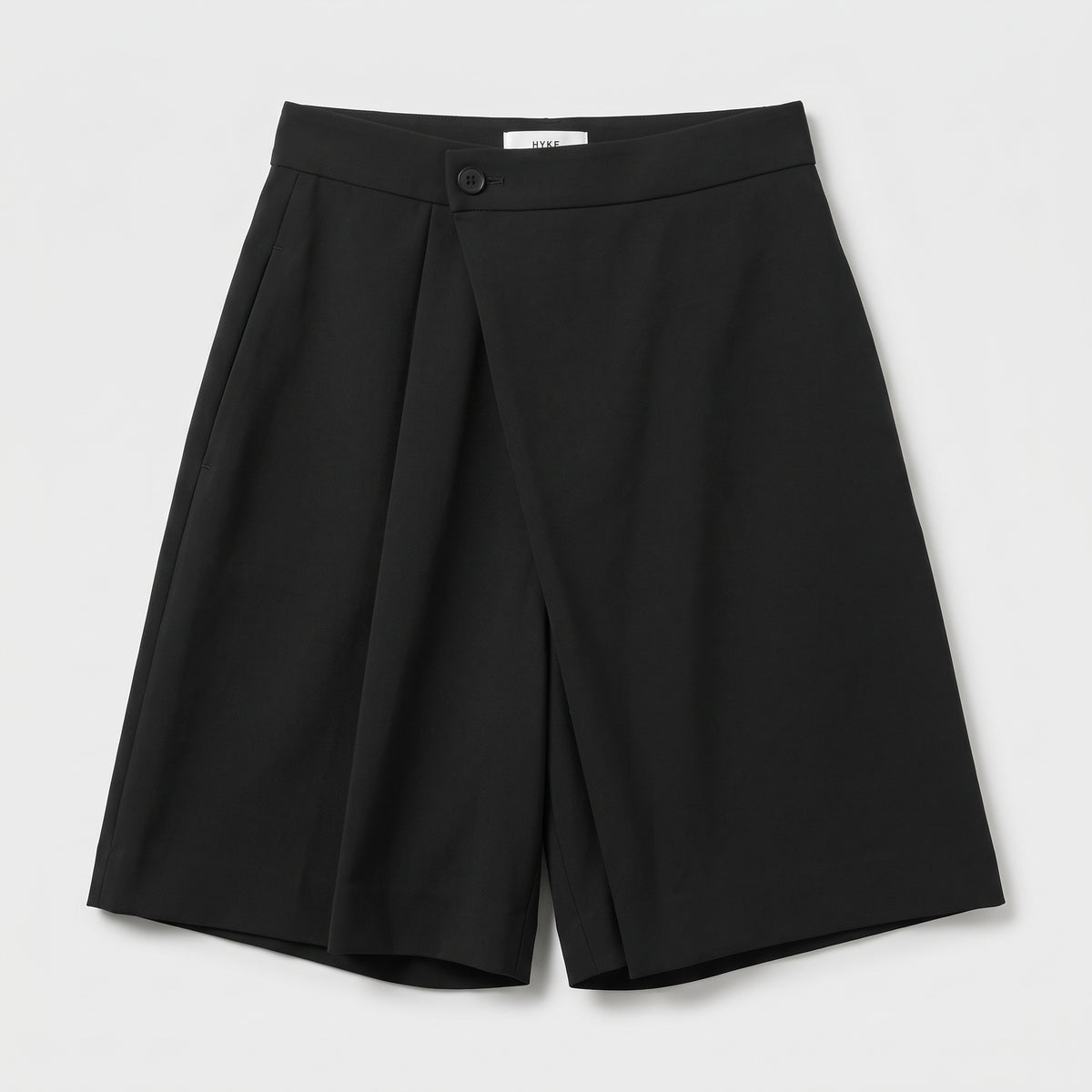 Tailored Wrap Front Shorts