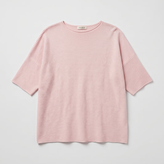 ESKANDAR Oversized Ribbed Knit Top
