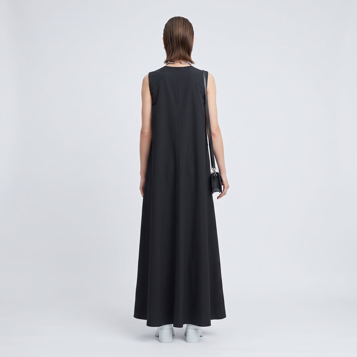 Sleeveless A-Line Maxi Dress