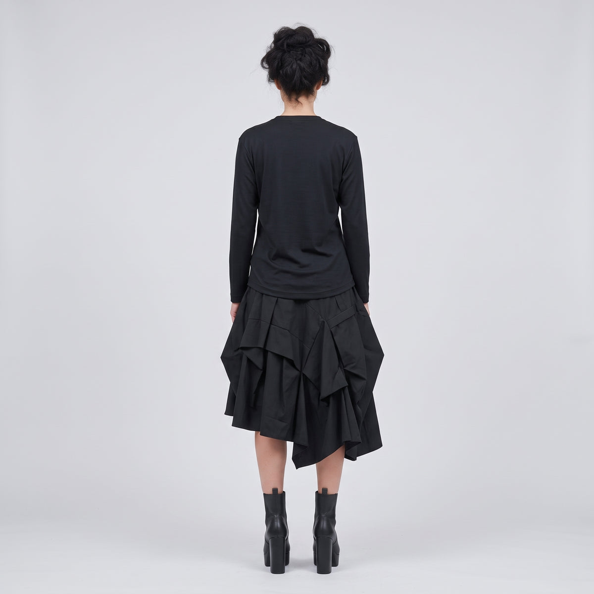 Black Bow Embellished Long Sleeve