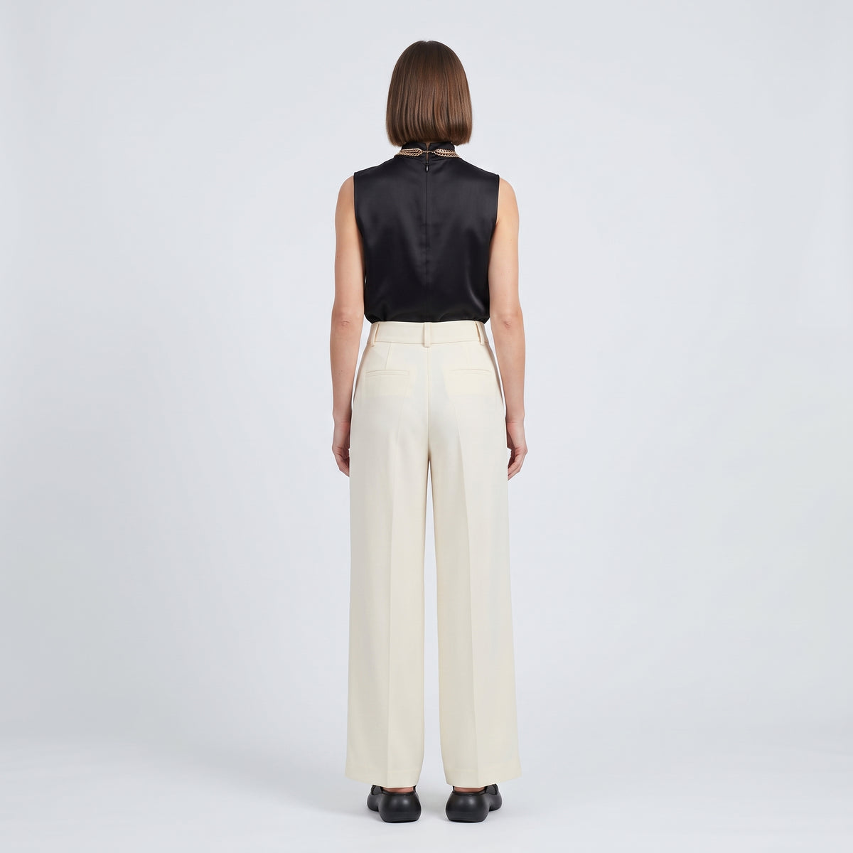 LANVIN Elegant Pleated Wide-Leg Trousers - view 5