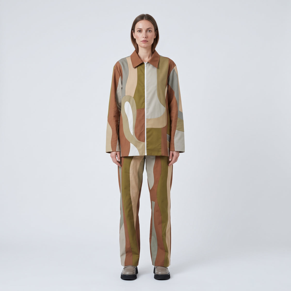 Abstract Patchwork Co-ord Set