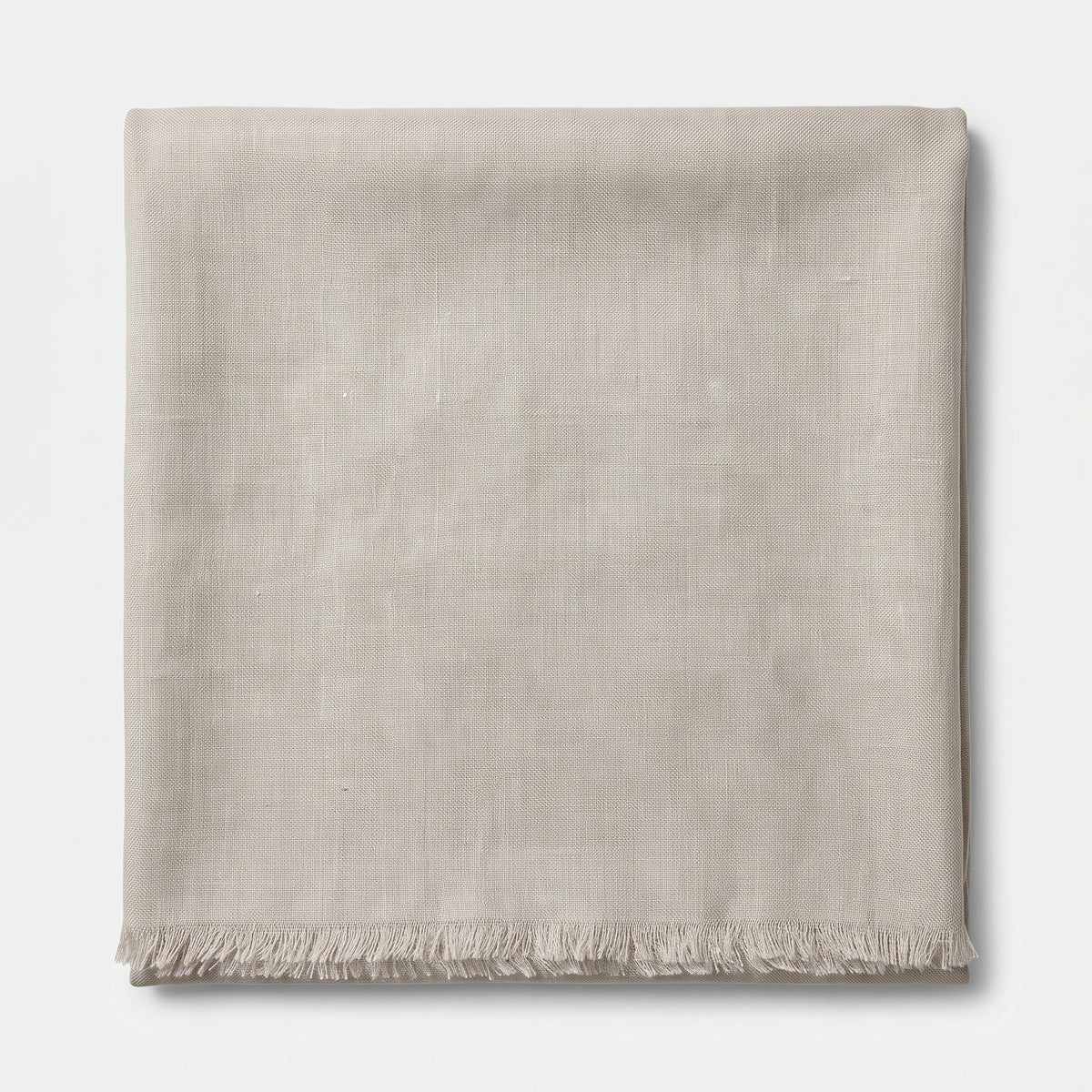 ASHTA Elegant Fringed Linen Scarf