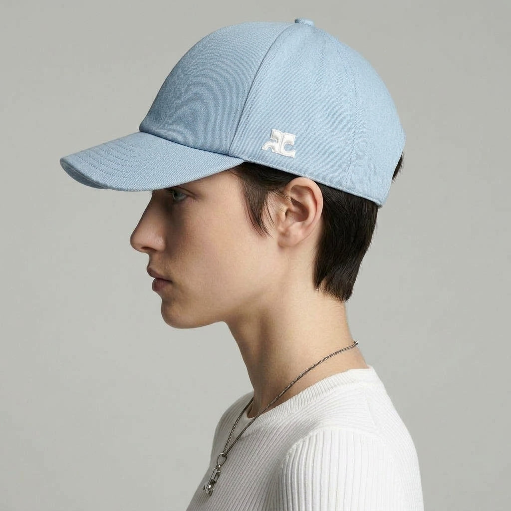 Sky Blue Cotton Baseball Cap