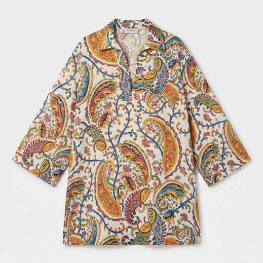 ETRO Paisley Print Kimono Shirt
