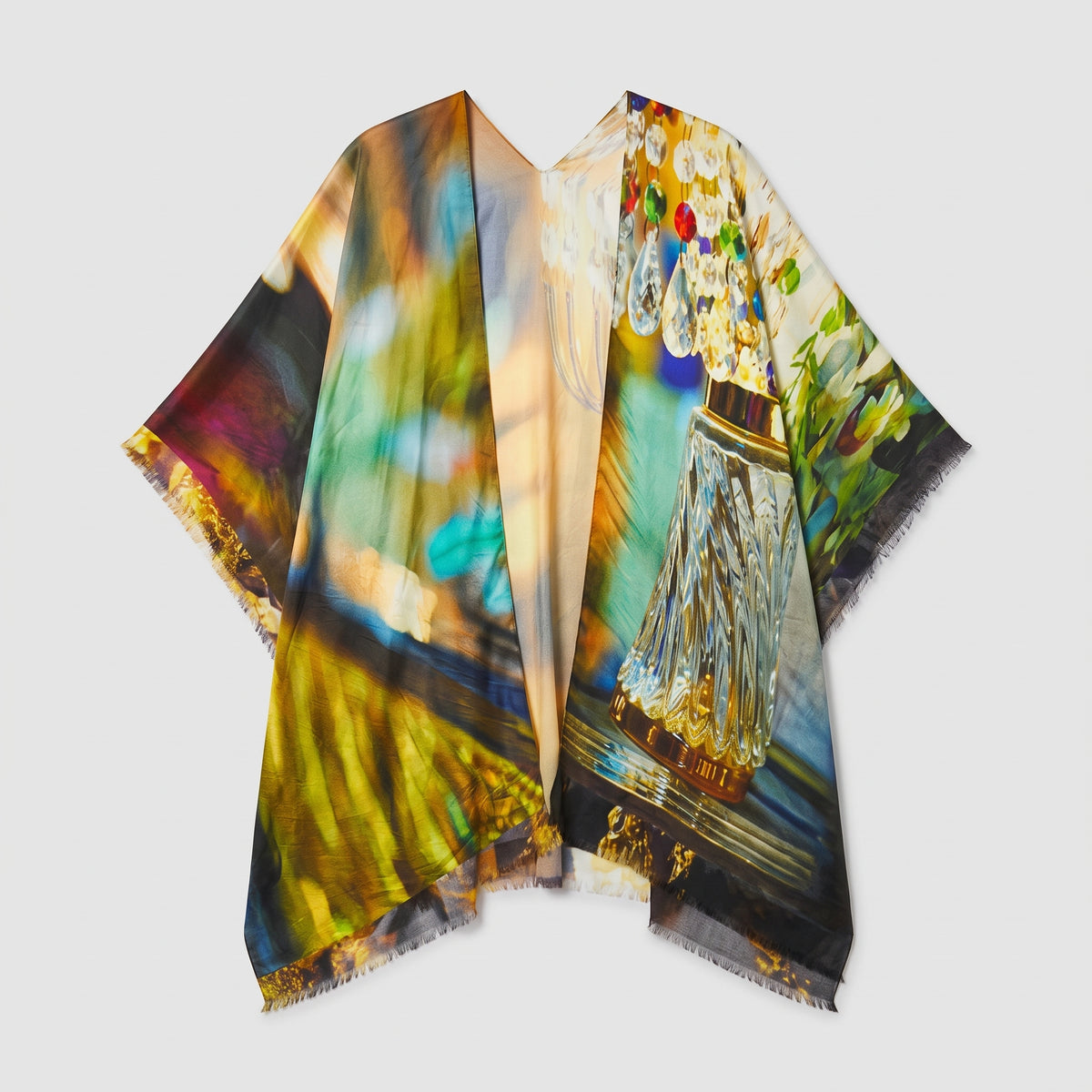 MAISON PASSAGE Vibrant Graphic Printed Kimono