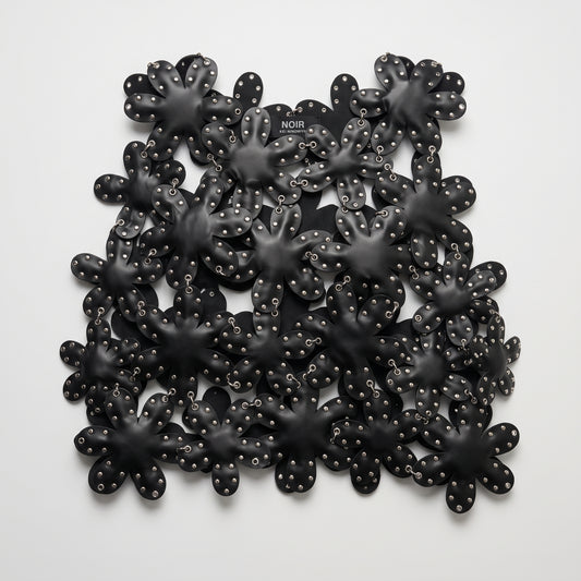 NOIR KEI NINOMIYA Studded Flower Harness Vest