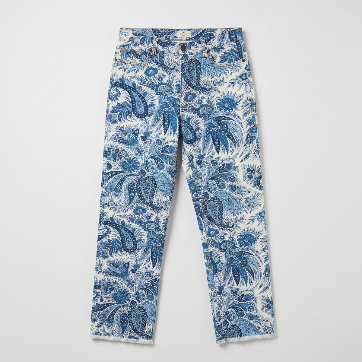 ETRO Paisley Print Denim Jeans
