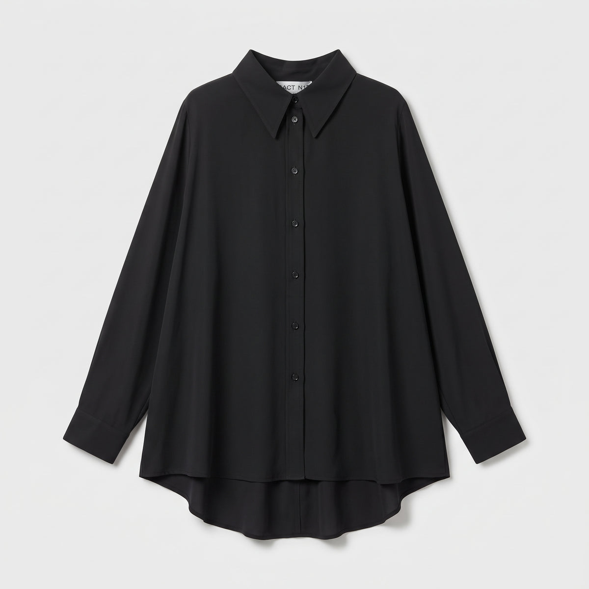 ACT N1 Oversized High-Low Drape Shirt