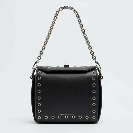 ALEXANDER MCQUEEN Grommet Leather Shoulder Bag