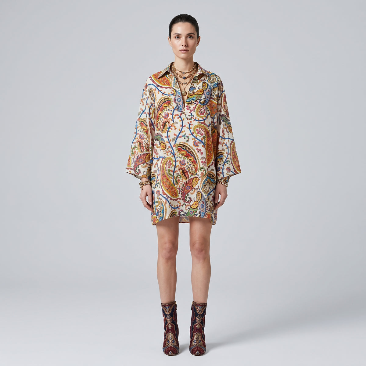 ETRO Paisley Print Kimono Shirt - view 3