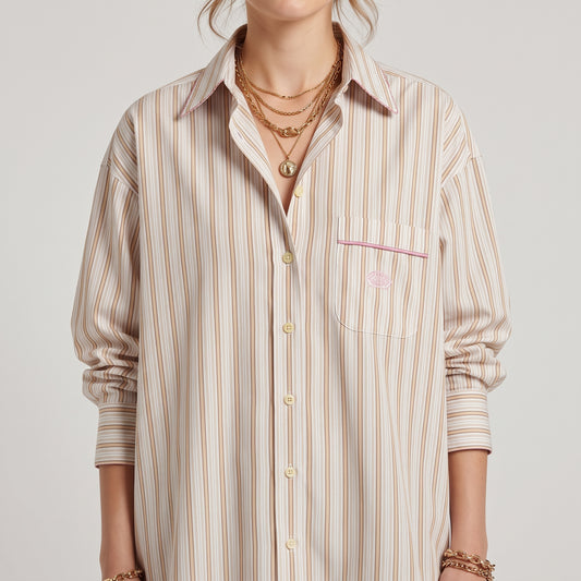 ETRO Striped Cotton Oversized Shirt - view 2
