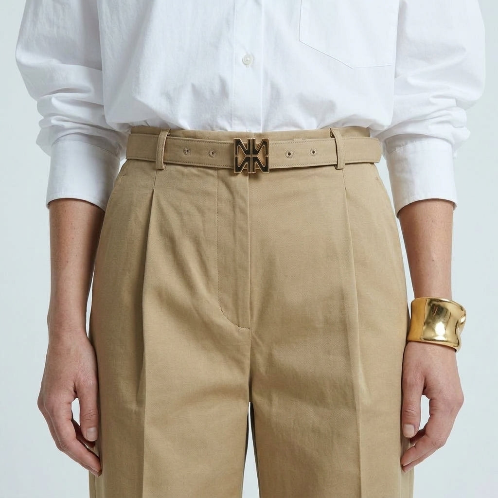 NATAN Belted Tailored Wide-Leg Trousers - view 5