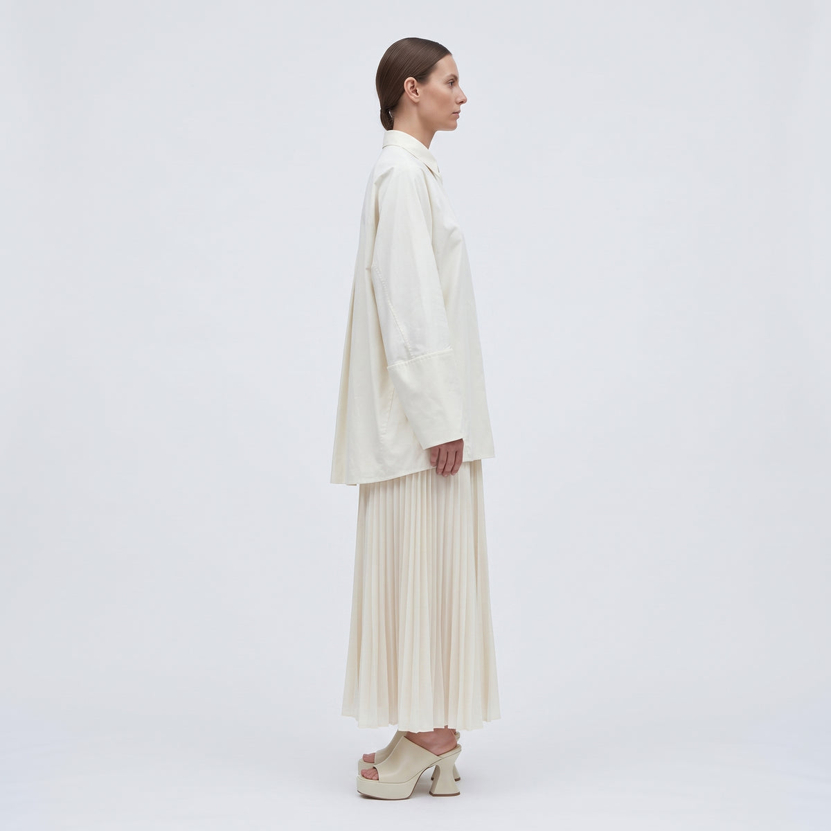 VIONNET Oversized White Cotton Blouse - view 3