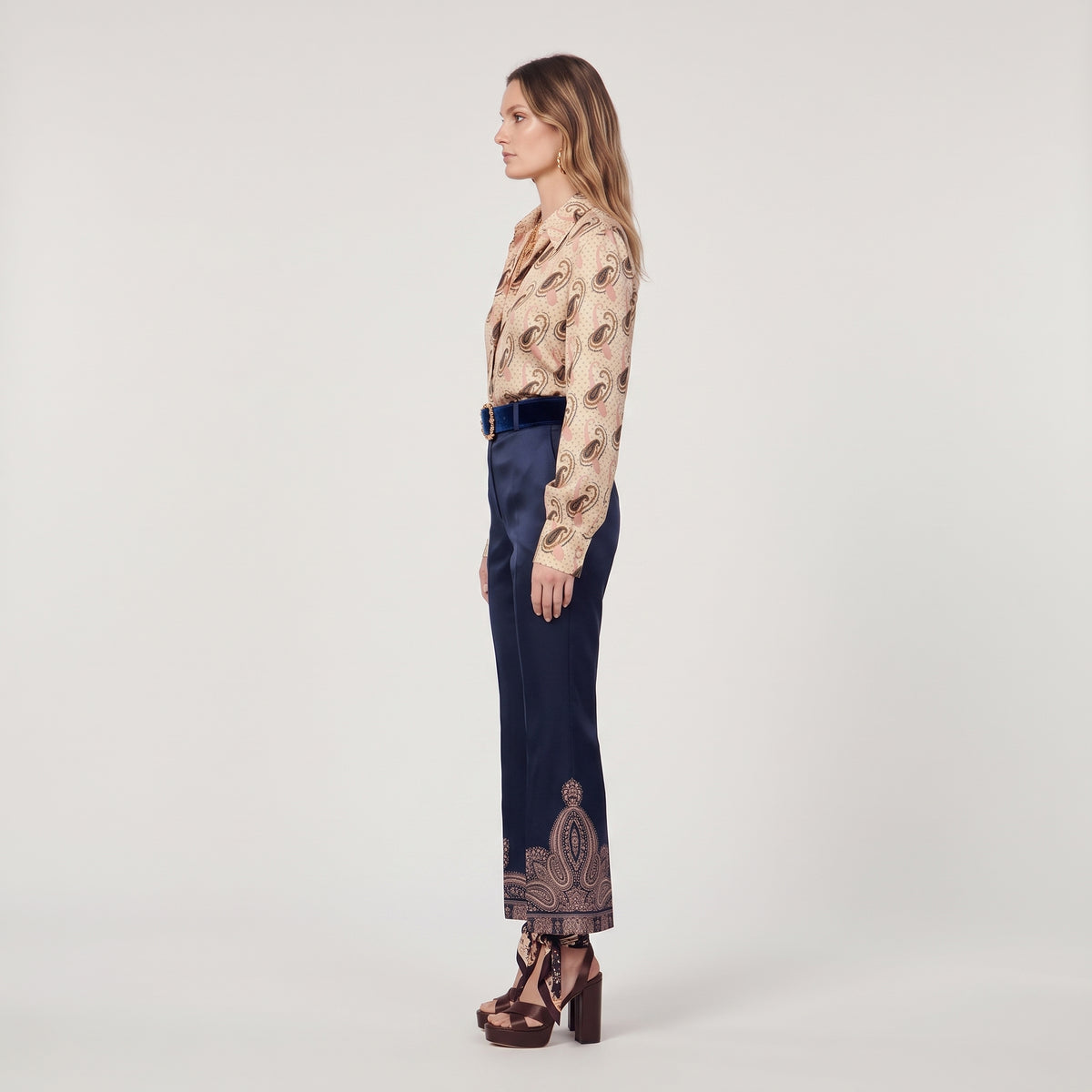 ETRO Classic Beige Paisley Print Shirt - view 4