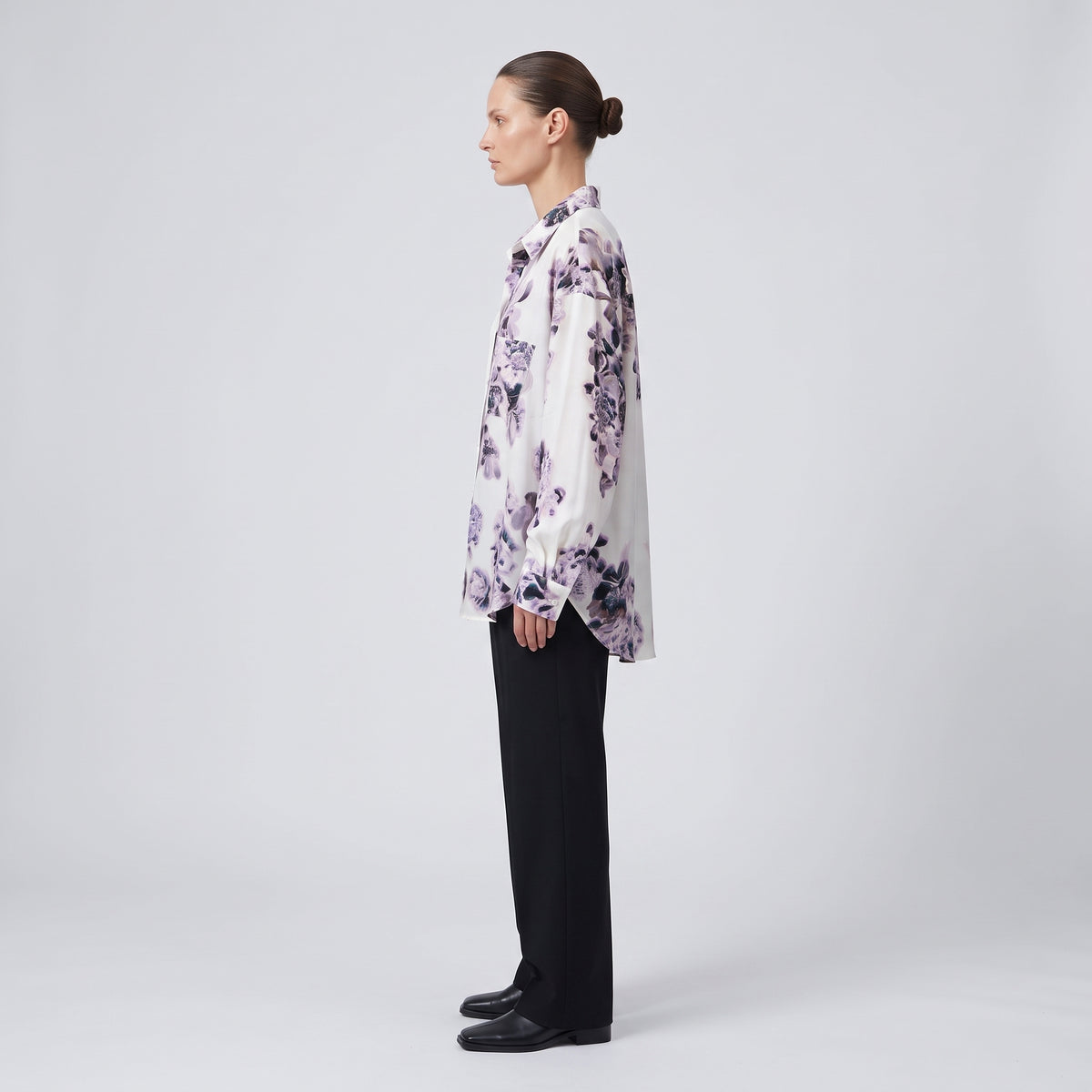 MARTIN Floral Print Long Sleeve Shirt - view 4