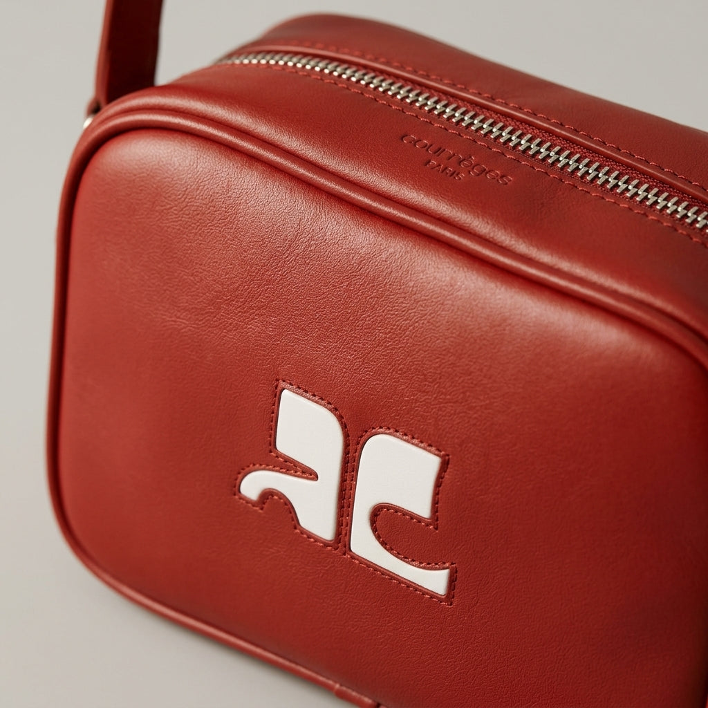 Burgundy Leather Crossbody Bag
