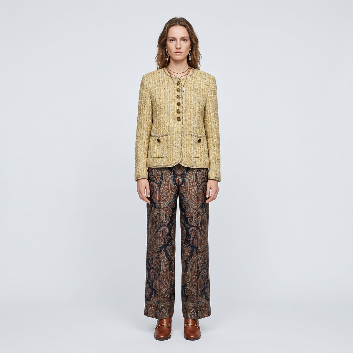 ETRO Textured Bouclé Tweed Jacket - view 3