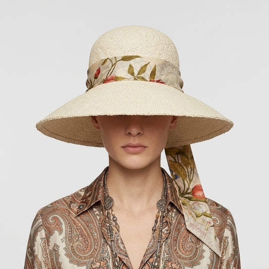 ETRO Wide-Brim Straw Sun Hat - view 2
