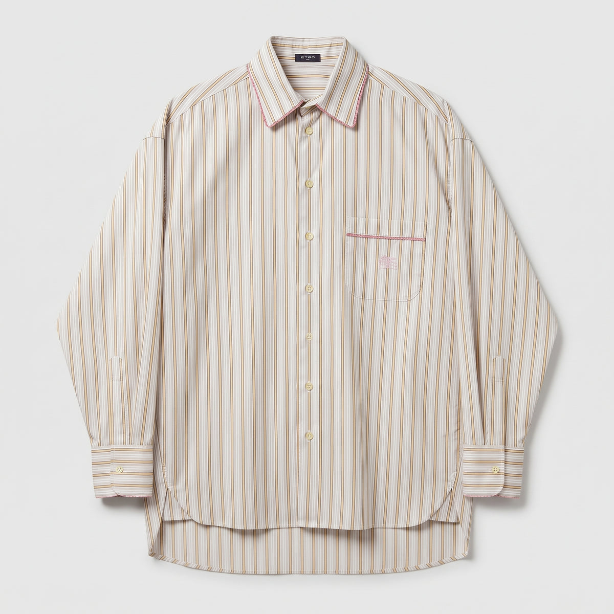 ETRO Striped Cotton Oversized Shirt