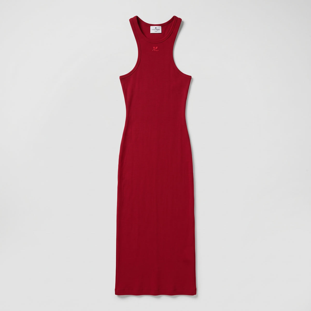 Ribbed Racerback Midi Dress