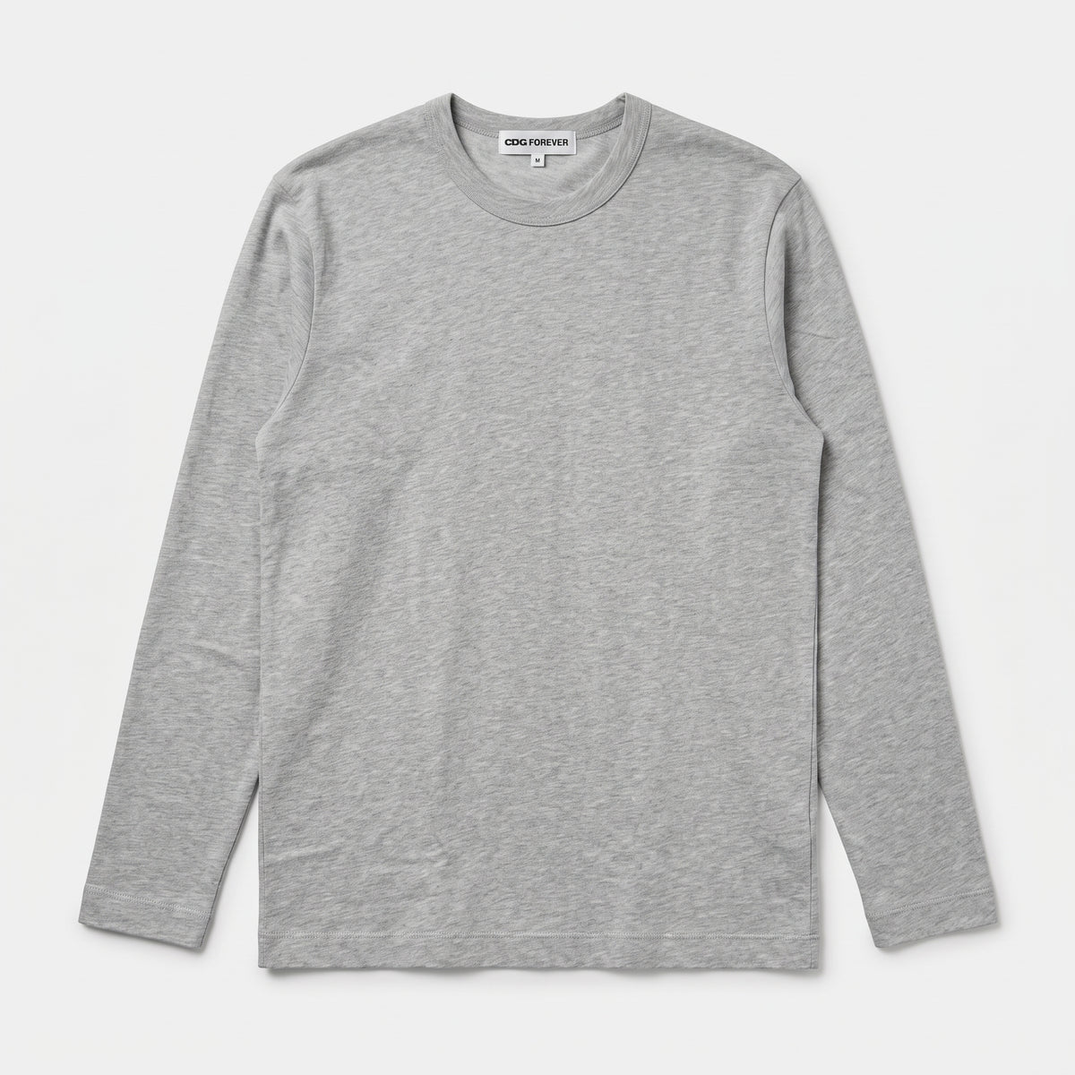 Grey Long Sleeve Crewneck Tee