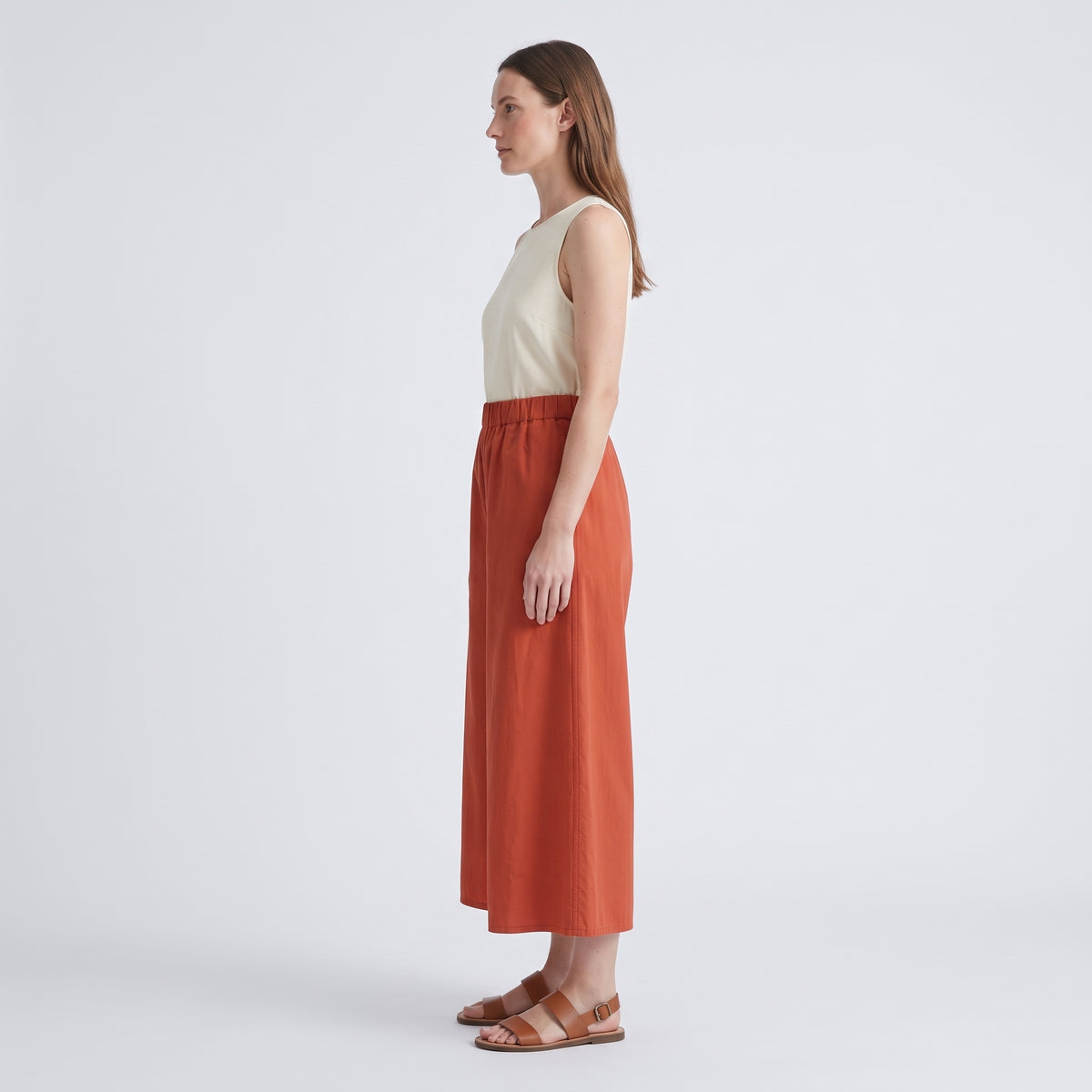 DUSAN Elasticated Wide Leg Bermuda Shorts - view 4