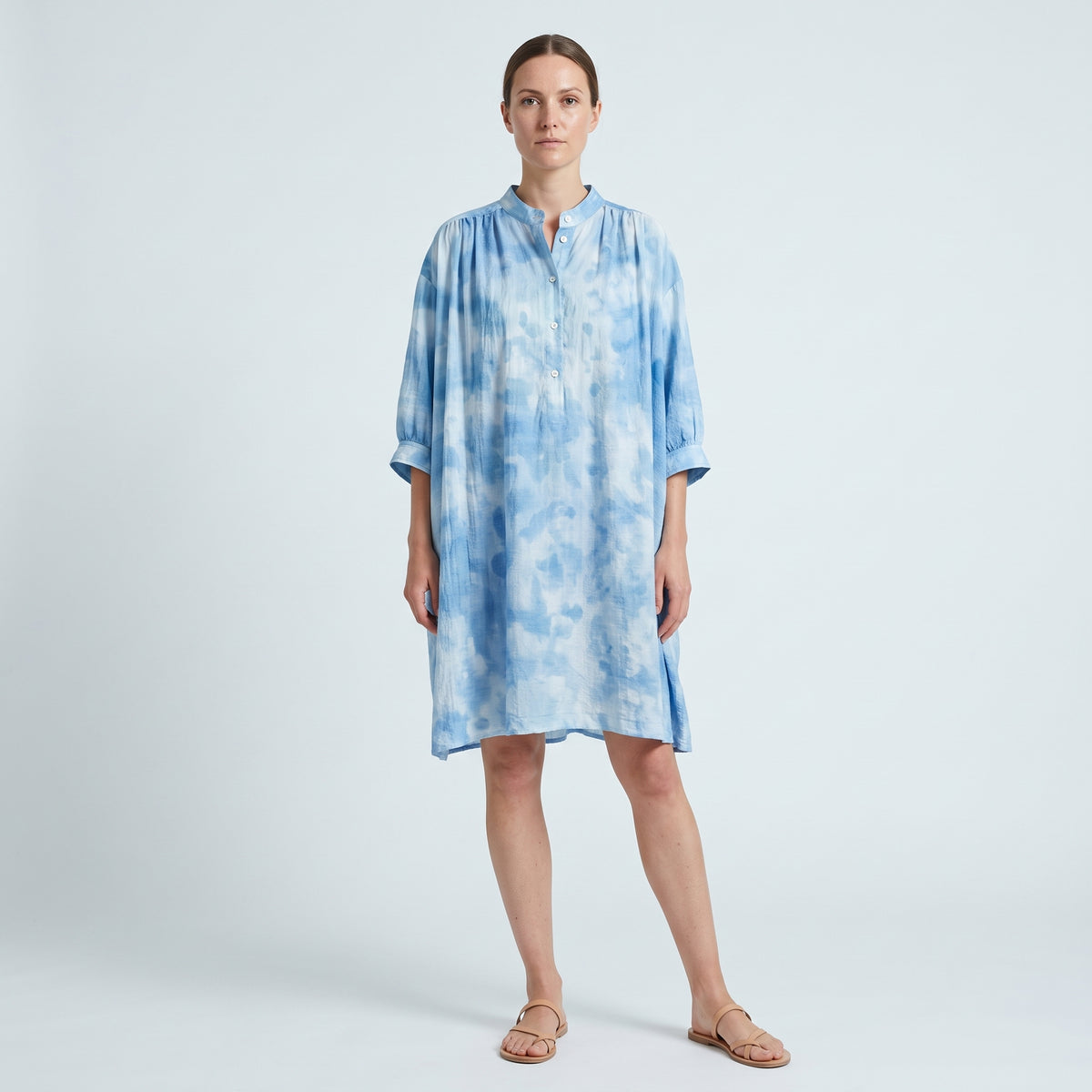 Sky Blue Cloud Long Shirt