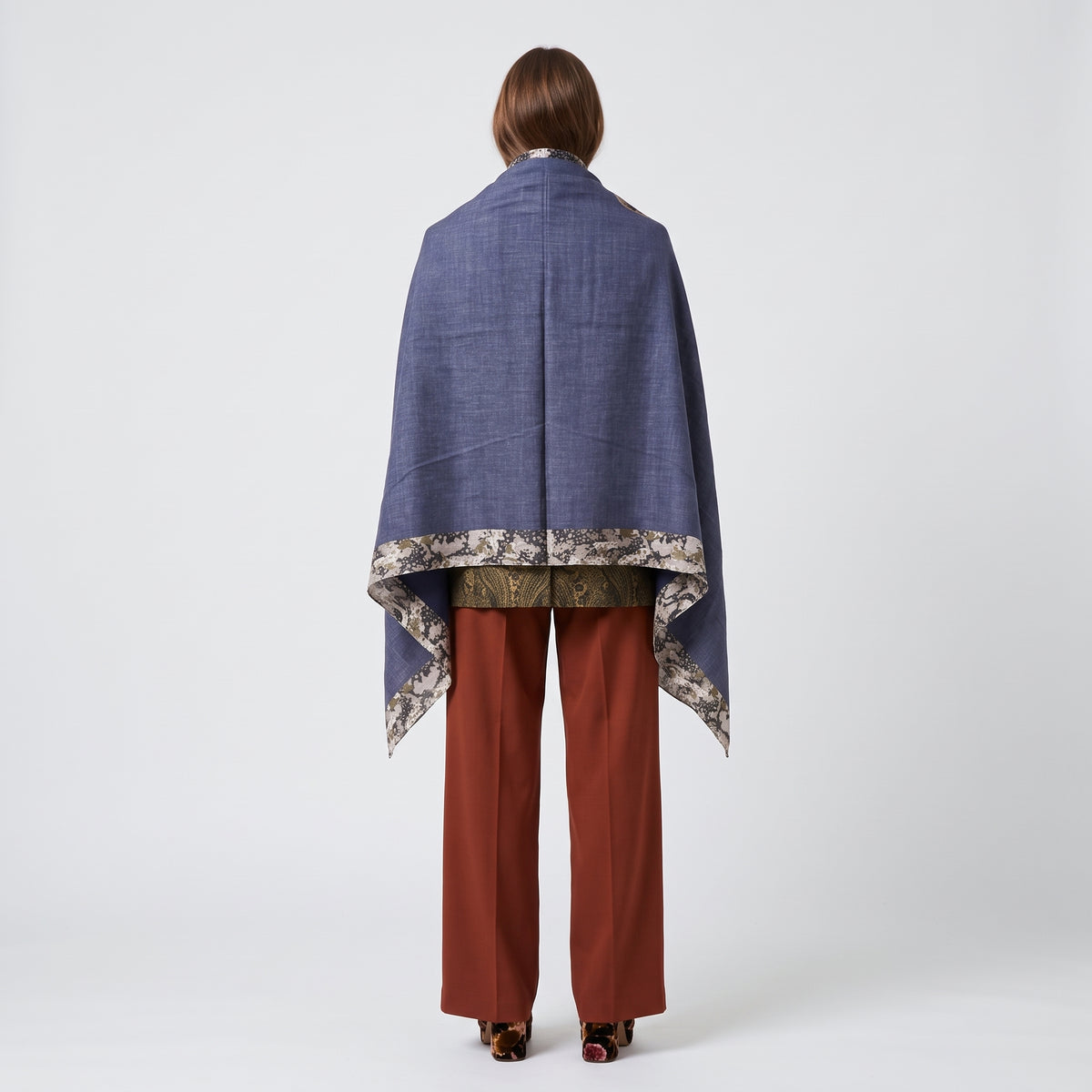 DRIES VAN NOTEN Floral Leopard Print Silk Scarf - view 4