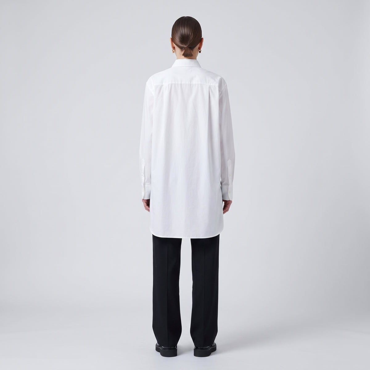 Bib Front Poplin Shirt