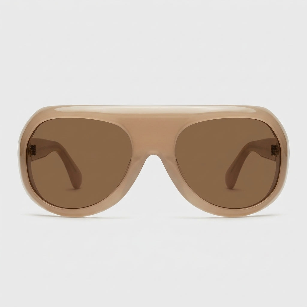 Chunky Acetate Aviator Sunglasses
