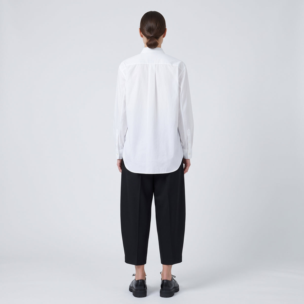 Graphic Patchwork Poplin Shirt