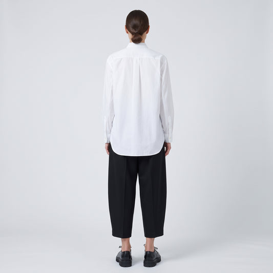 Graphic Patchwork Poplin Shirt