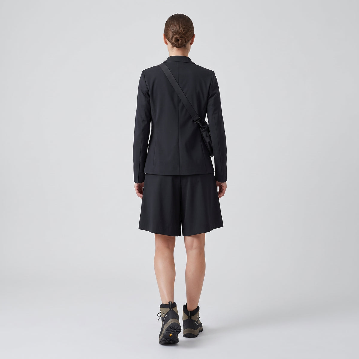 Tailored Wrap Front Shorts