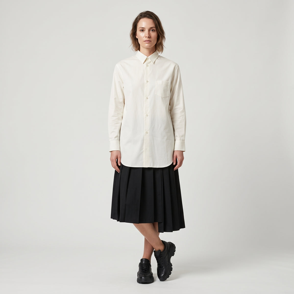 JUNYA WATANABE Classic Off-White Cotton Shirt - view 3