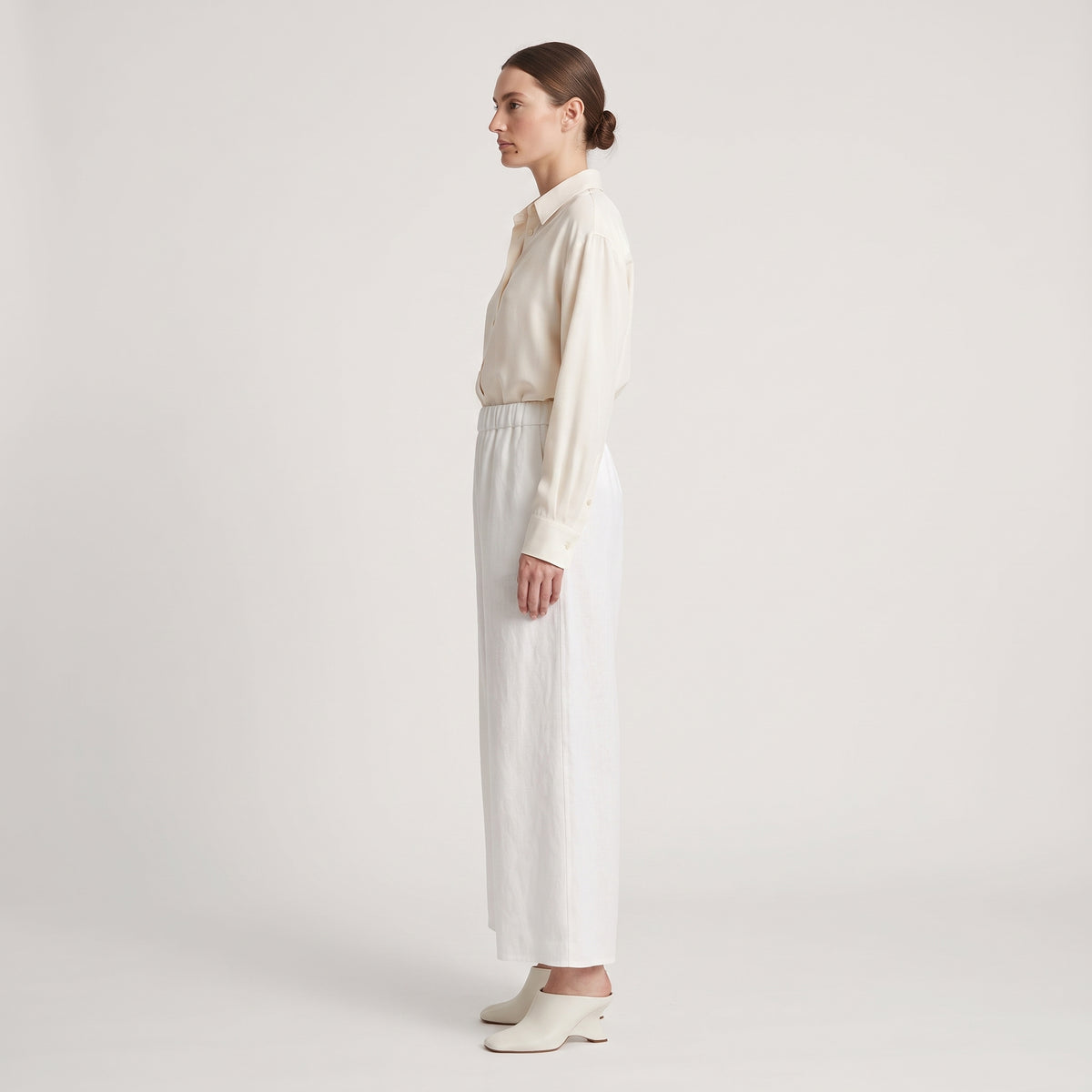 DUSAN Relaxed Wide-Leg Trousers - view 4