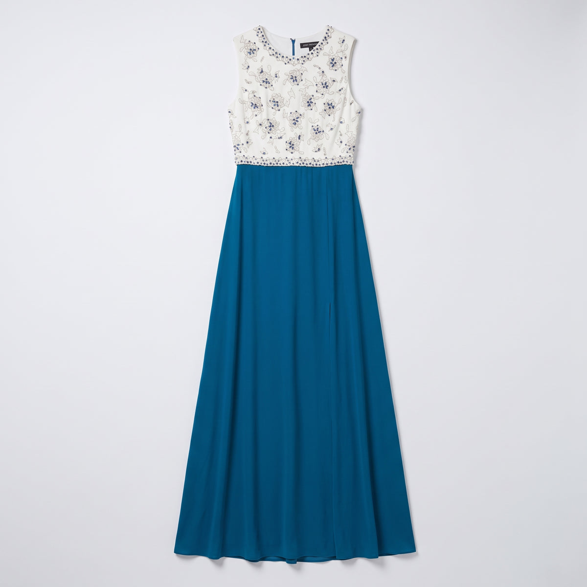 Embellished Floral Evening Gown