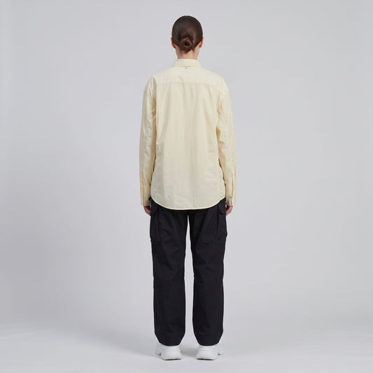 Butter Yellow Cotton Poplin Shirt