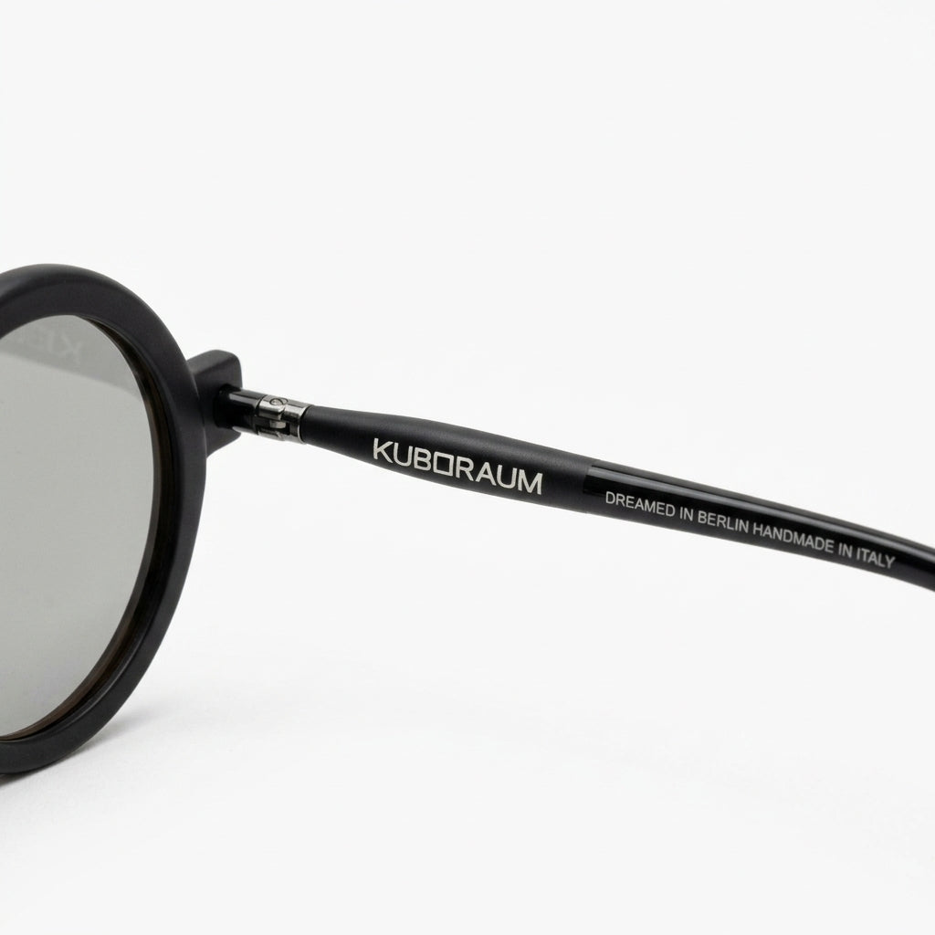 KUBORAUM Sculptural Matte Round Sunglasses - view 6