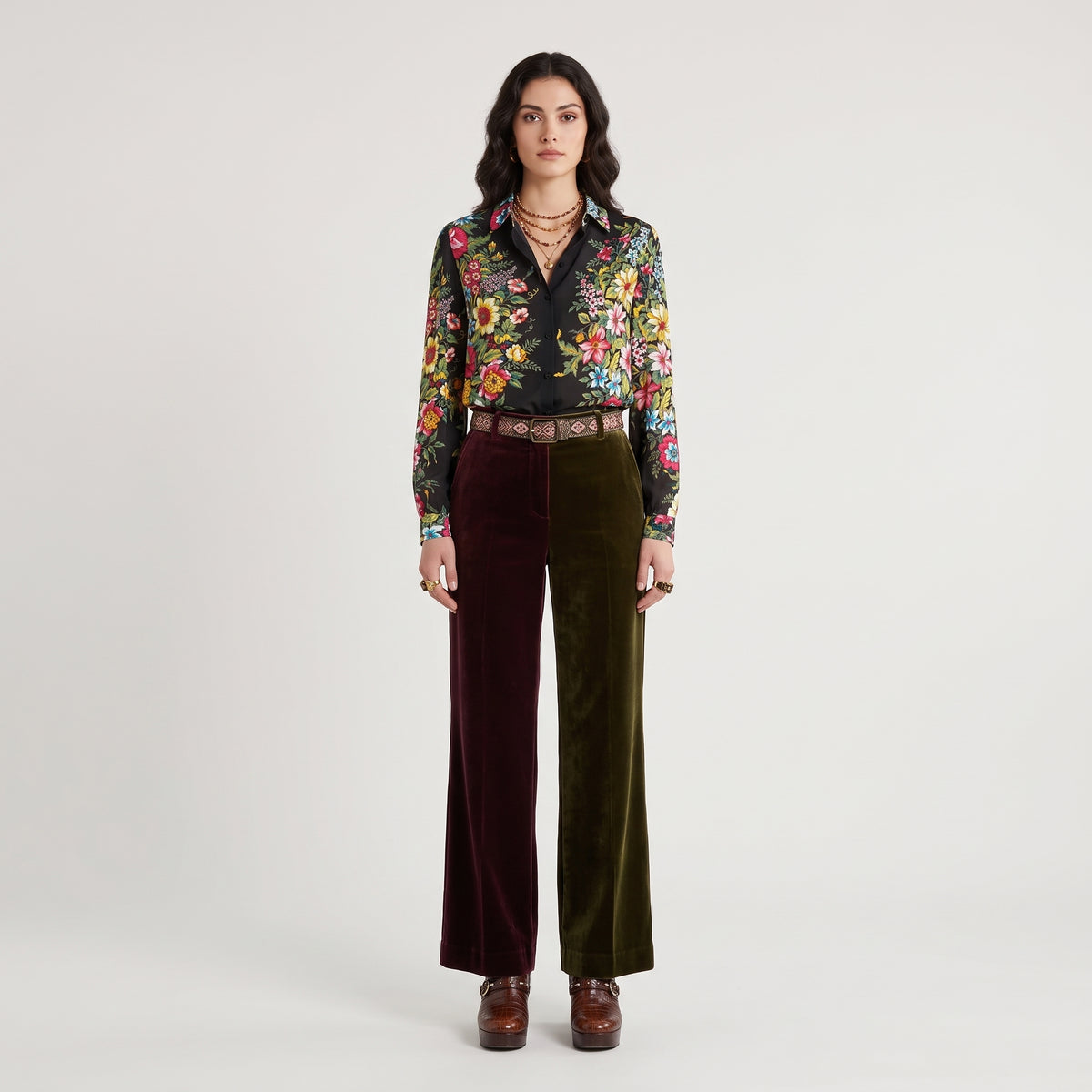 ETRO Vibrant Floral Button-Down Shirt - view 3