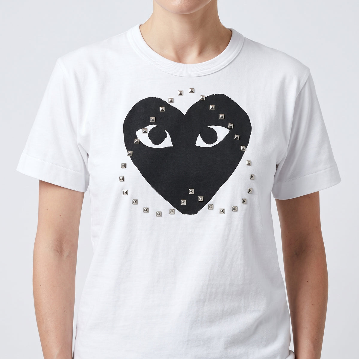 PLAY COMME DES GARCONS Heart Graphic Cotton T-Shirt - view 2