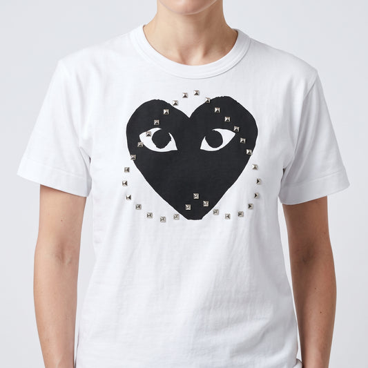 PLAY COMME DES GARCONS Heart Graphic Cotton T-Shirt - view 2