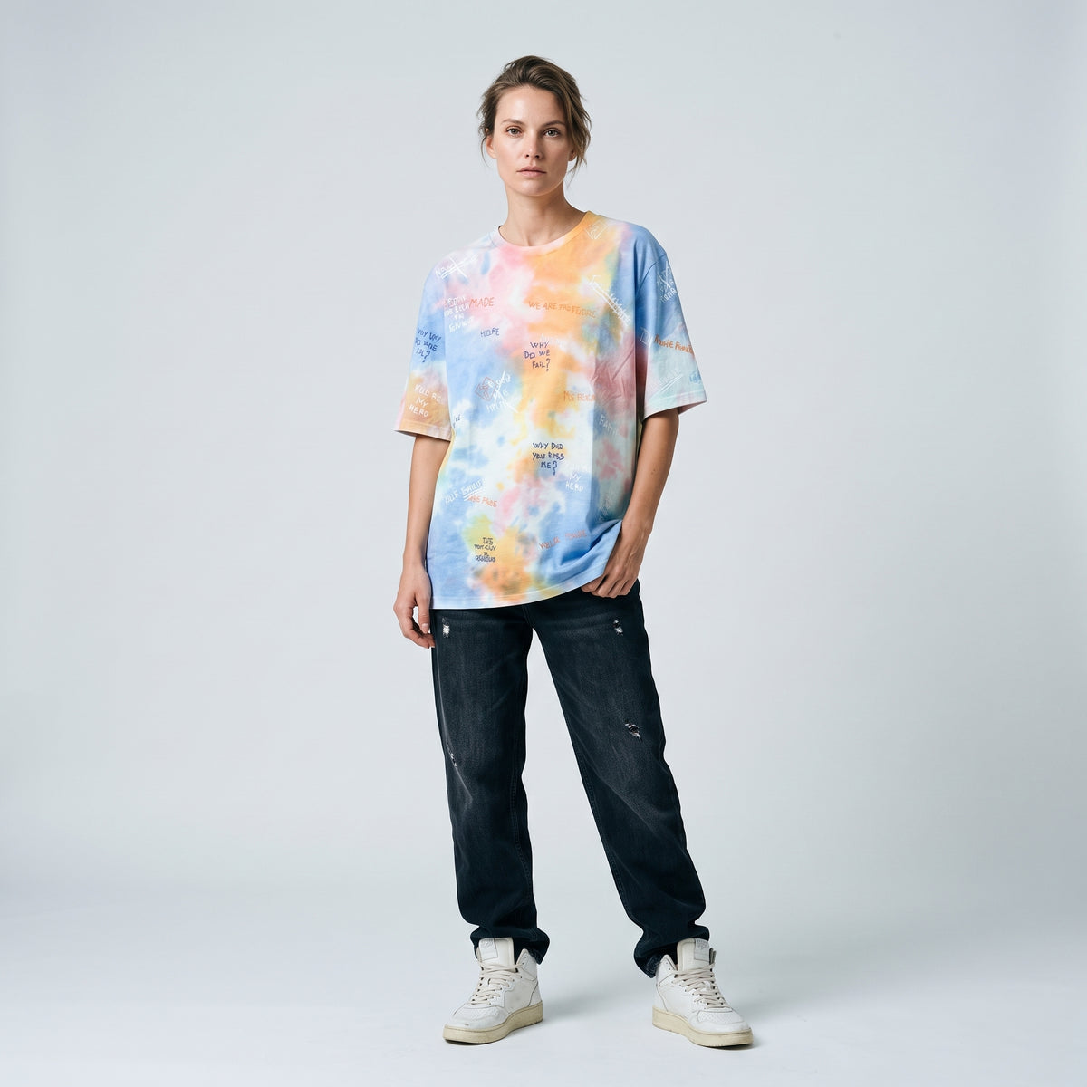 SELFMADE Tie-Dye Graphic Print T-Shirt - view 3