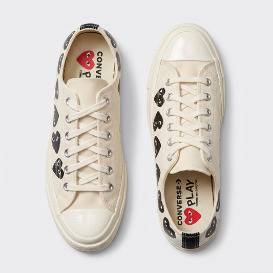 Heart Print Canvas Sneakers